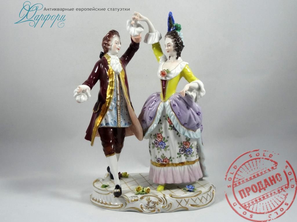 Фарфор, статуэтка, антиквариат, Германия, Volkstedt